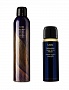 Увлажняющий спрей Oribe Apres Beach Wave and Shine Spray, Oribe, 3200 рублей, и мусс для создания эффекта художественного беспорядка Surfcomber Tousled Texture Mousse, Oribe, 2200 рублей